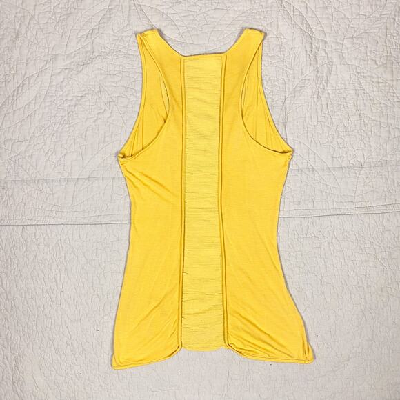 Vintage Miss Sixty Tank Top Yellow Floral Embroidered Women's Medium Fairy - Picture 2 of 8